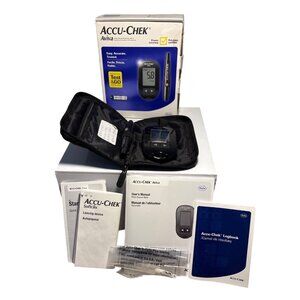 Accu Chek Aviva Blood Glucose Monitoring System With Softclix Lancet and Case